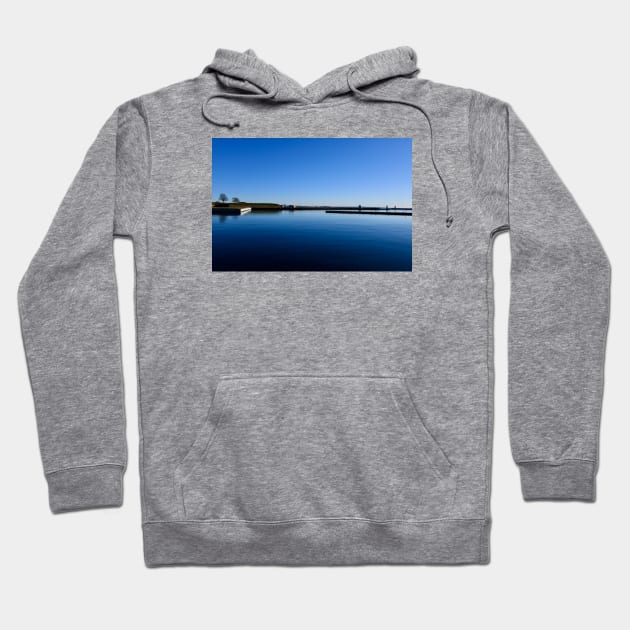 Blue horizon Hoodie by Wolf Art / Swiss Artwork Photography